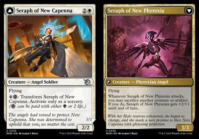 Seraph of New Capenna // Seraph of New Phyrexia 0036 March of the Machine Singles