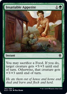 Insatiable Appetite 162/269 Throne of Eldraine Singles (Español)