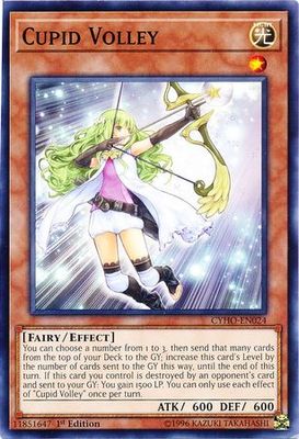 Cupid Volley - CYHO-EN024 - Common 1st Edition Cybernetic Horizon 1st Edition Singles