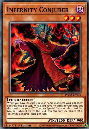 Infernity Conjurer - PHRA-EN016 - Common 1st Edition Phantom Rage 1st Edition Singles [PHRA]
