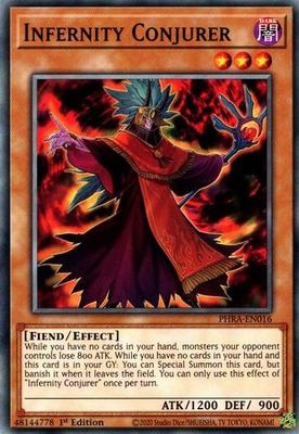 Infernity Conjurer - PHRA-EN016 - Common 1st Edition Phantom Rage 1st Edition Singles [PHRA]