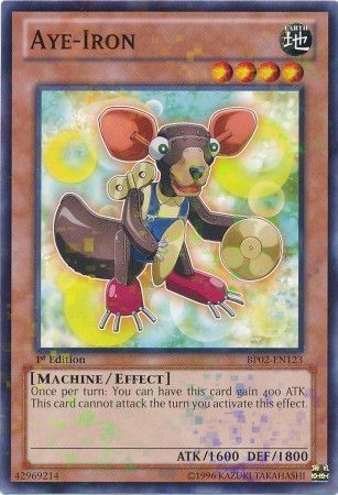 Aye-Iron - BP02-EN123 - Mosaic Rare 1st Edition Battle Pack 2: War of the Giants Mosaic Rare 1st Edition Singles