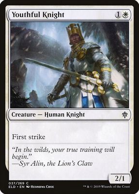 Youthful Knight 037/269 - Throne of Eldraine Singles