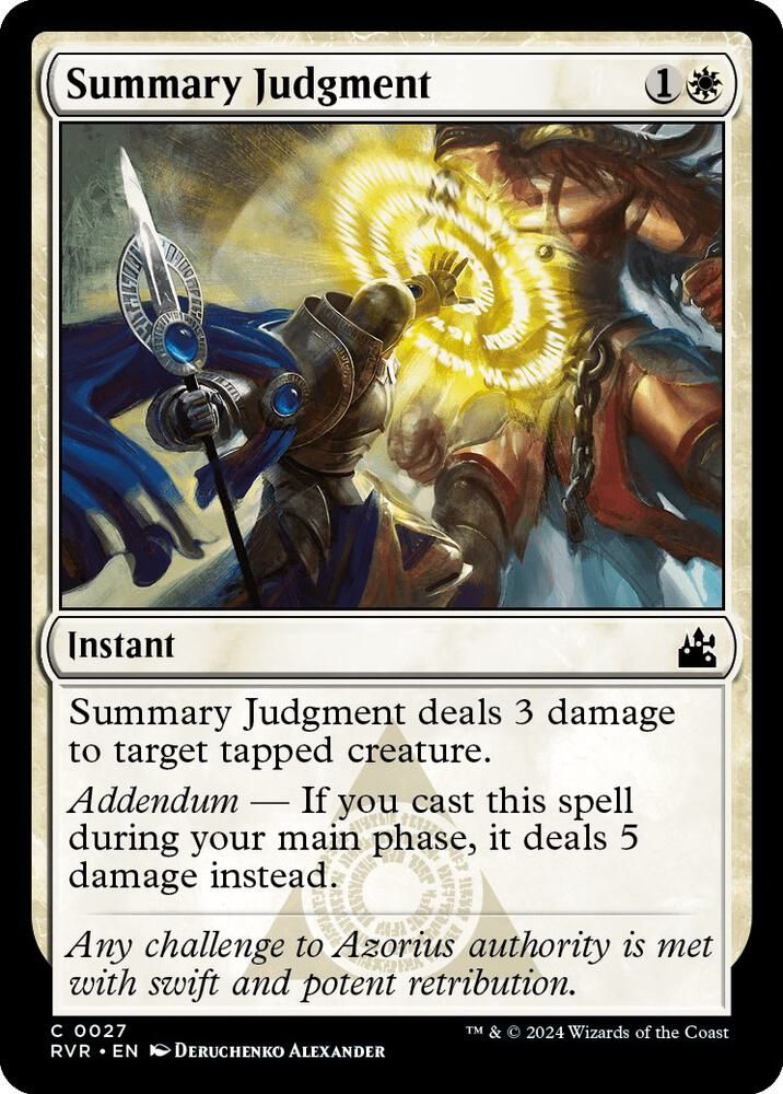 Summary Judgment 0027 - Ravnica Remastered Singles