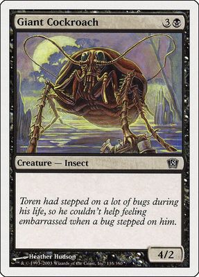 Giant Cockroach 135/350 - 8th Edition (8ED)
