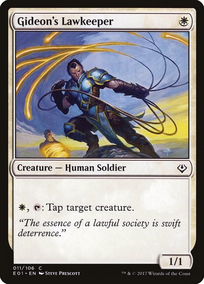 Gideon&#39;s Lawkeeper 011/106 - Archenemy: Nicol Bolas (AC2)