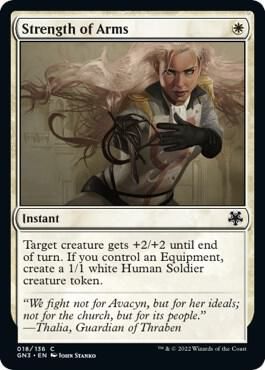 Strength of Arms 018/136 - Magic Game Nighg: Free-For-All (GN3)