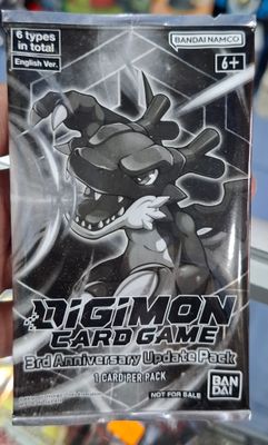 SH1 Digimon Card Game 3rd Anniversary Update Pack Promo Booster Pack