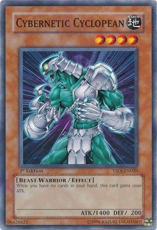 Cybernetic Cyclopean - YSDJ-EN020 - Common 1st Edition Starter Deck: Jaden Yuki [YSDJ] 1st Edition Singles