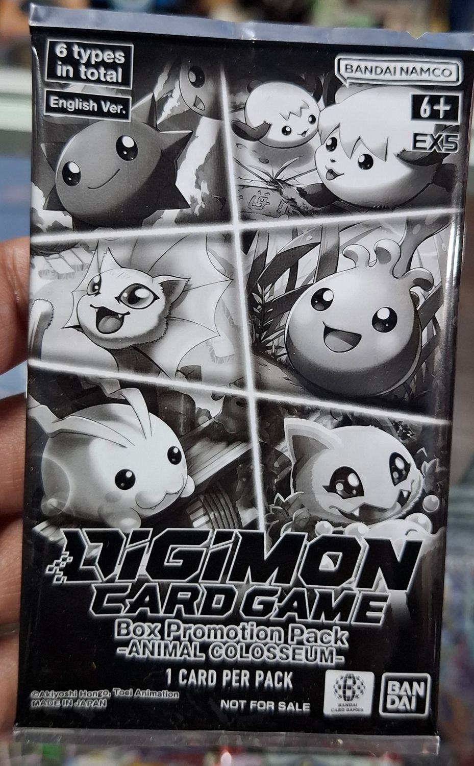 SH1 Digimon Card Game Box Promotion Pack Animal Colosseum Promo Booster Pack
