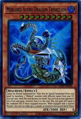 Meklord Astro Dragon Triskelion - LED7-EN016 - Ultra Rare 1st Edition Legendary Duelists: Rage of Ra 1st Edition Singles (espanol)