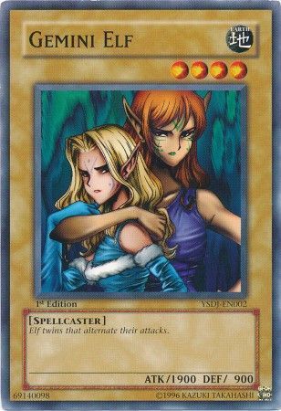 Gemini Elf - YSDJ-EN002 - Common 1st Edition Starter Deck: Jaden Yuki [YSDJ] 1st Edition Singles