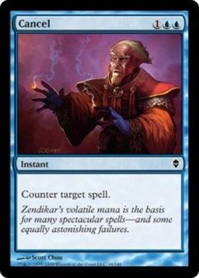Cancel 44/249 - Zendikar Singles