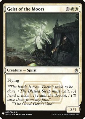 Geist of the Moors 015/249- The List Reprints (LIST)