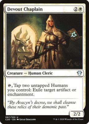 Devout Chaplain 087/322 - Commander 2020 (C20) (Español)