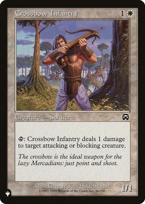 Crossbow Infantry 16/350 - The List Reprints (LIST)