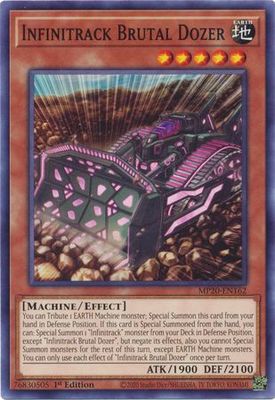 Infinitrack Brutal Dozer - MP20-EN162 - Common 1st Edition 2020 Mega-Tin: Lost Memories 1st Edition Singles