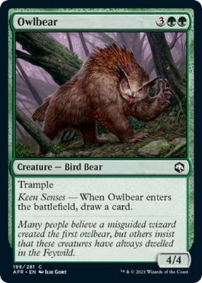 Owlbear 198/281 Adventures in the Forgotten Realms Singles (Español)