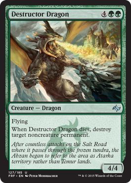 Destructor Dragon 127/185 - Fate Reforged Singles (Español)