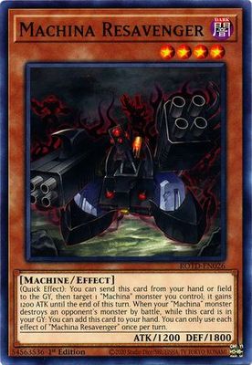 Machina Resavenger - ROTD-EN026 - Common 1st Edition Rise of the Duelist [ROTD] 1st Edition Singles (espanol)