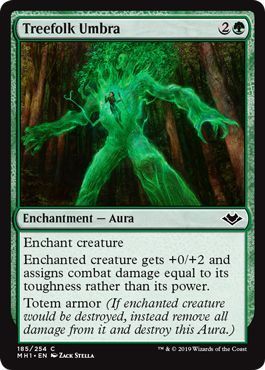 Treefolk Umbra 185/254 Modern Horizons Singles