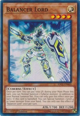 Balancer Lord - SDCL-EN005 - Common 1st Edition Cyberse Link Singles (espanol)