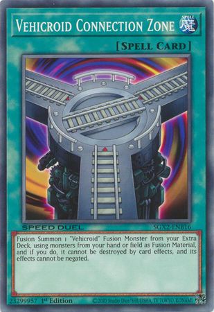 Vehicroid Connection Zone - SGX2-ENB16 - Common 1st Edition Speed Duel GX: Midterm Paradox Box Singles