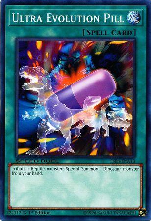 Ultra Evolution Pill - SS03-ENA18 - Common 1st Edition Speed Duel Starter Decks: Ultimate Predators Singles
