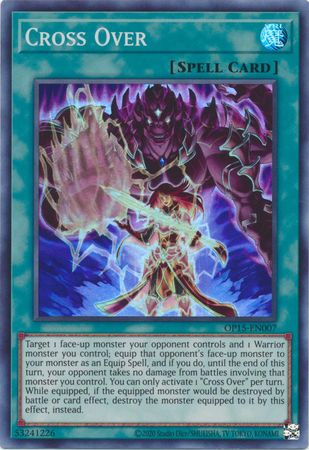 Cross Over - OP15-EN007 - Super Rare Unlimited OTS Tournament Pack 15 (OP15) (espanol)