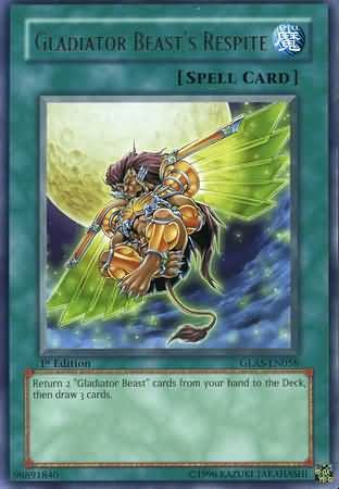 Gladiator Beast&#39;s Respite - GLAS-EN058 - Rare 1st Edition Gladiator&#39;s Assault [GLAS] 1st Edition Singles