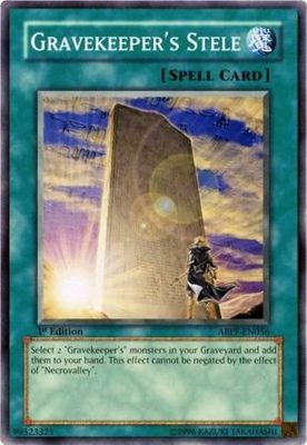 Gravekeeper&#39;s Stele - ABPF-EN056 - Common 1st Edition Absolute Powerforce [ABPF] 1st Edition Singles