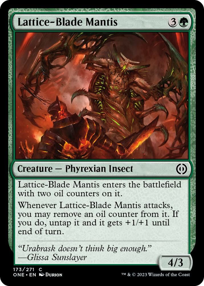 Lattice-Blade Mantis 173/271 - Phyrexia: All Will Be One (ONE)