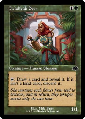 Fa&#39;adiyah Seer (Retro Frame) 340 - Dominaria Remastered (DMR)
