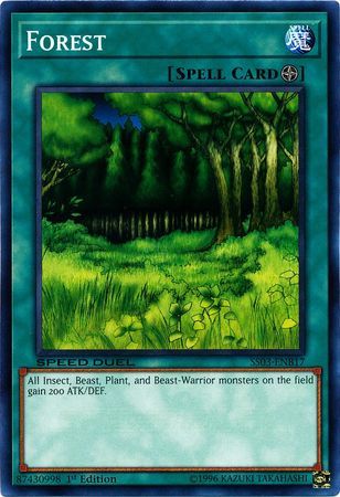 Forest - SS03-ENB17 - Common 1st Edition Speed Duel Starter Decks: Ultimate Predators Singles (espanol)