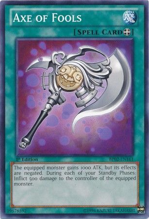 Axe of Fools - BP02-EN161 - Common 1st Edition Battle Pack 2: War of the Giants 1st Edition Singles