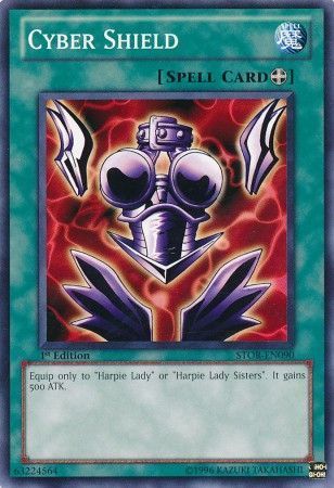 Cyber Shield - STOR-EN090 - Common 1st Edition Storm of Ragnarok 1st Edition Singles