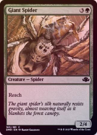 Giant Spider 163/261 - Foil Dominaria Remastered Foil Singles
