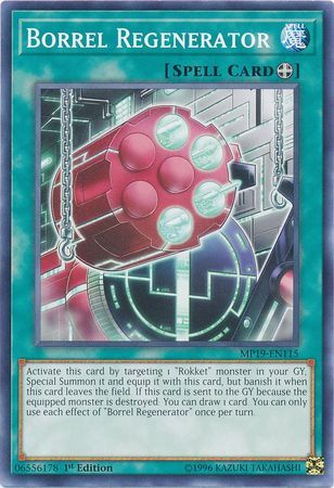 Borrel Regenerator - MP19-EN115 - Common 1st Edition Yu-Gi-Oh! 2019 Mega-Tins: Gold Sarcophagus Tin Mega Pack Singles