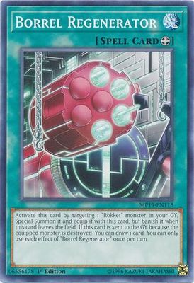 Borrel Regenerator - MP19-EN115 - Common 1st Edition Yu-Gi-Oh! 2019 Mega-Tins: Gold Sarcophagus Tin Mega Pack Singles