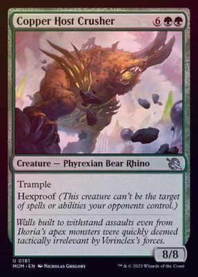 Copper Host Crusher 0181 - Foil March of the Machine Foil Singles