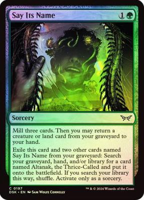Say Its Name 197 - Foil Duskmourn: House of Horror Foil Singles