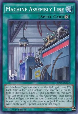 Machine Assembly Line - BP03-EN167 - Common 1st Edition Battle Pack 3: Monster League 1st Edition Singles