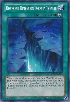 Different Dimension Deepsea Trench - ABYR-EN052 - Common Unlimited Abyss Rising Unlimited Singles