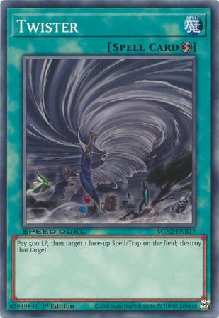 Twister - SGX2-ENB17 - Common 1st Edition Speed Duel GX: Midterm Paradox Box Singles