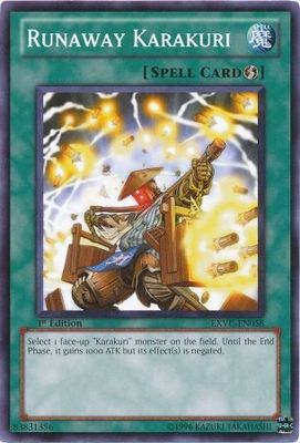 Runaway Karakuri - EXVC-EN058 - Common 1st Edition Extreme Victory 1st Edition Singles