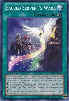 Sacred Serpent&#39;s Wake - SHSP-EN068 - Common 1st Edition Shadow Specters 1st Edition Singles