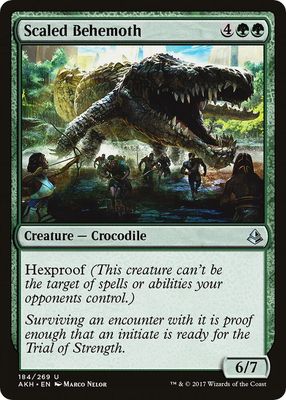 Scaled Behemoth 184/269 - Amonkhet (AKH)
