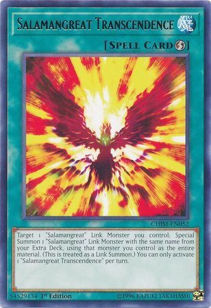 Salamangreat Transcendence - CHIM-EN052 - Rare 1st Edition Chaos Impact 1st Edition Singles (espanol)