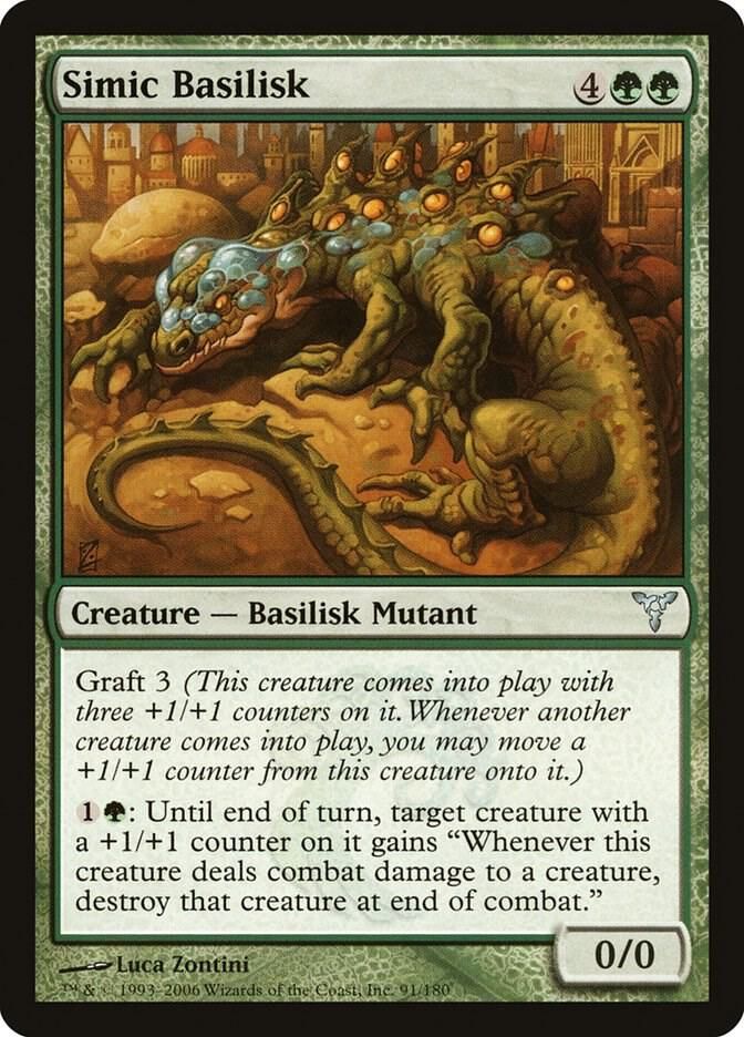 Simic Basilisk 91/180 - Dissension Singles