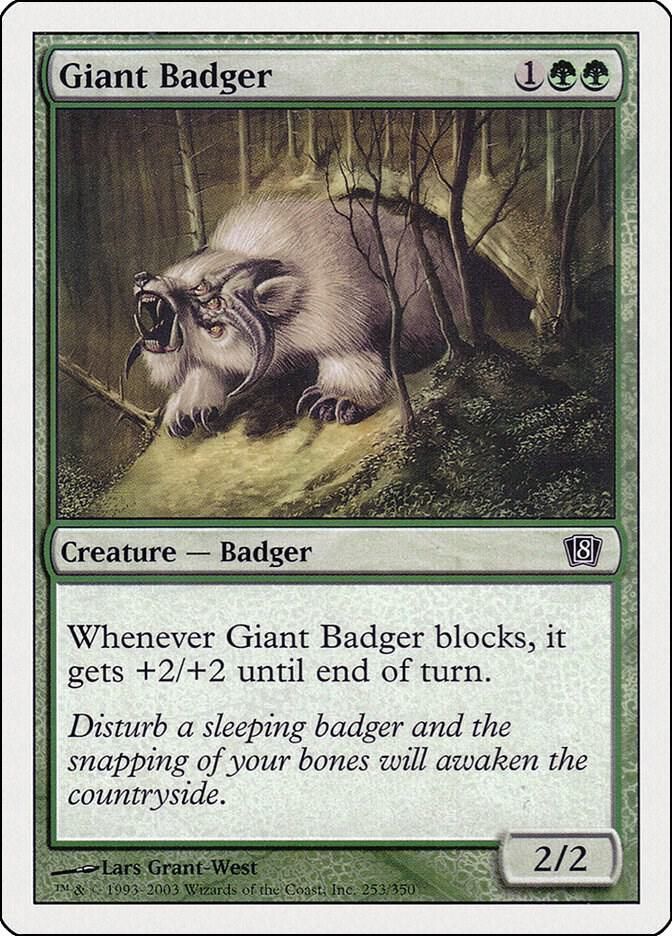 Giant Badger 253/350 - 8th Edition (8ED)